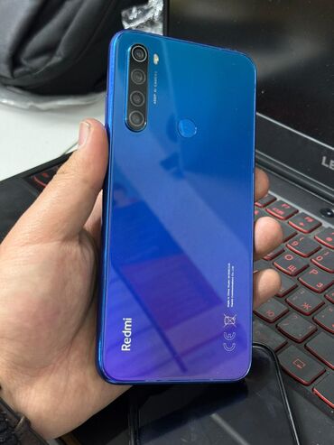 телефон redmi note 7: Xiaomi, Redmi Note 8, Б/у, 64 ГБ, цвет - Синий, 2 SIM