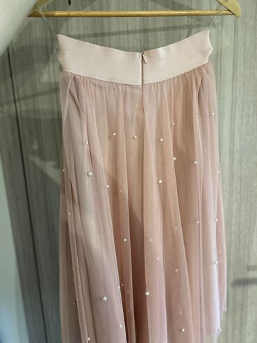 suknja na falte kombinacije: One size, Midi, color - Pink
