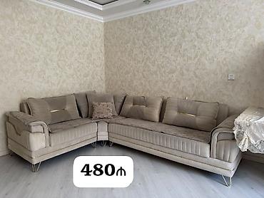 Künc divan satılır 480₼. ölçü 3×2. açılır,baza var.Ünvan Razin
