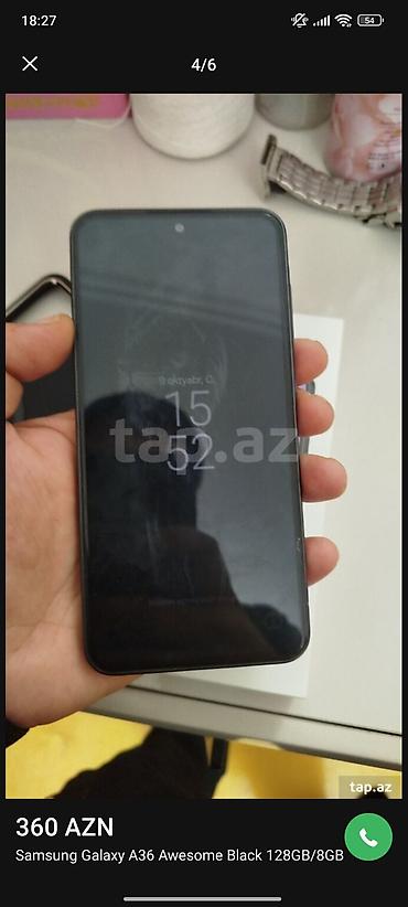 xiaomi mix fold 4: Samsung Galaxy A36 5G, 128 GB, rəng - Qara — 3