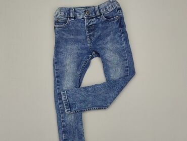 mom jeans dla wysokich: Jeans, F&F, 2-3 years, 98, condition - Perfect