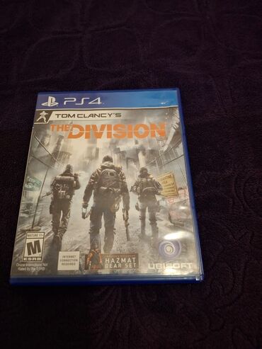 Oyun diskləri və kartricləri: Ps4 üçün the division oyun bir defe işlənib diskde cızıq bele yoxdur