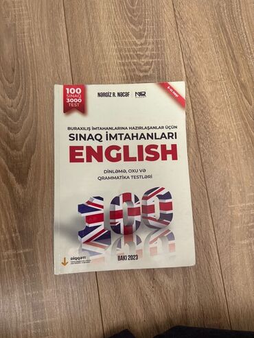 Testlər: Məhsul: “Sınaq İmtahanları – English” test toplusu