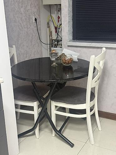 ofis oturacagi: Təkcə stullar satılır Dairəvi mizin dəsti - Forma: dairəvi - — 1