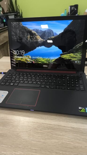 dell core i5: Ноутбук, Dell, 16 ГБ ОЭТ, Intel Core i7, 15.6 ", Колдонулган, Оюндар үчүн, эс тутум SSD