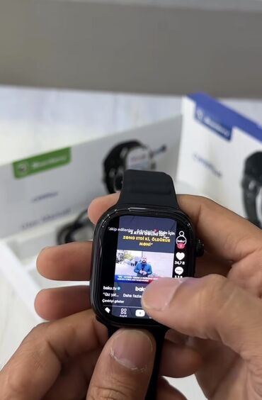 Smart saatlar: Yeni, Smart saat, Аnti-lost, rəng - Qara — 7