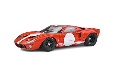 formula 1: 🔴🏁 Ford GT40 Mk 1 – Red Racing – 1968 – 1:18 Solido Solido Ford GT40 — 1