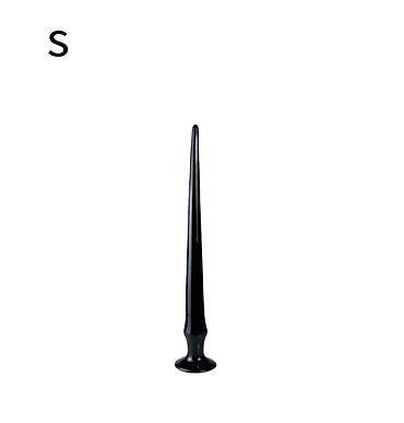 Анальная пробка Black Spike S 35 см, черная, гибкая PVC, с присоской at lalafo.kg Анальная пробка Black Spike S 35 см, черная, гибкая PVC, с присоской