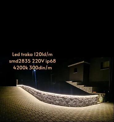 Rasveta: Led trake vodootporne na 220volti u crevu ip68 120ld/m 4200k. SVE LED — 13