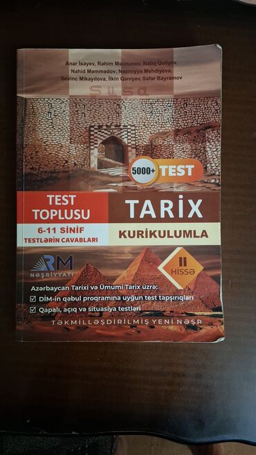 fizika test toplusu 2 ci hisse pdf yukle 2023: Azərbaycan dili Testlər 11-ci sinif, Anar İsayev, RM, 2-ci hissə, 2023 il