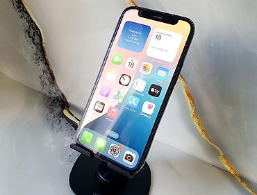 обмен на 12 мини: IPhone 12 mini, Б/у, 128 ГБ, Черный, Чехол, В рассрочку, 97 % — 10