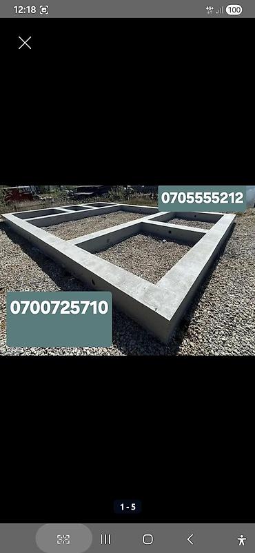 Строительство под ключ: Курулуш жумуштарын ар тараптуу аткарабыз: фундамент, дубал тургузуу — 2