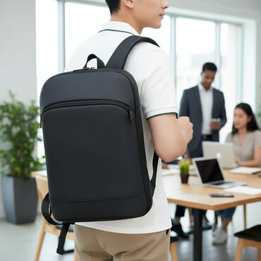 Noutbuklar üçün örtük və çantalar: Yeni Yeni Notbook çantası (Bel çantası) Rəng- qara Genişlənə bilir — 2