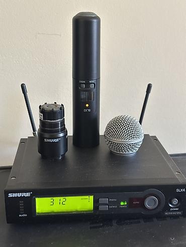 radio: Shure sm58 slx original. Teze vesiyyetde. Deyerinden assgi satilir — 3
