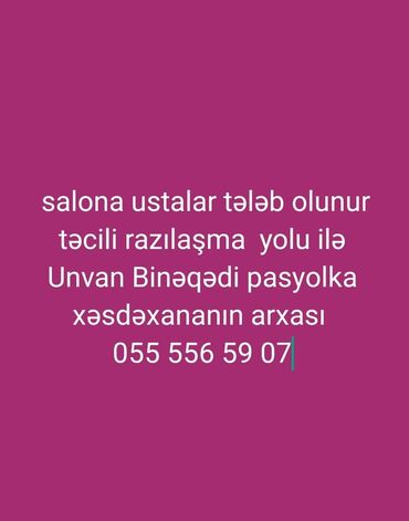 Saç ustaları: Saç ustaları