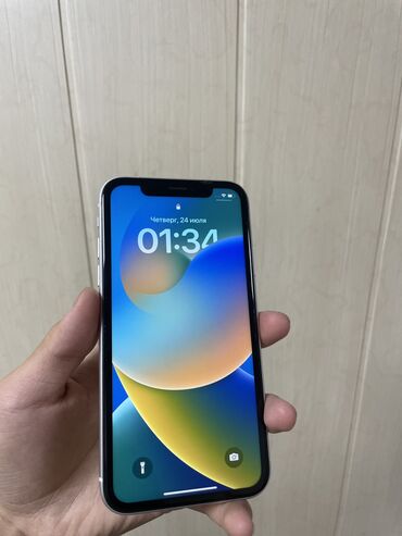 айфон 5 цена в бишкеке бу: IPhone Xr, Колдонулган, 128 ГБ, Ак, Коргоочу айнек, Бөлүп төлөө менен, 76 %