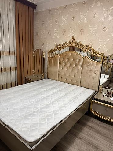 taxtı: Yataq desti 850 azn Taxtin elave pufiki var açilmayib tezedir.Matras — 3