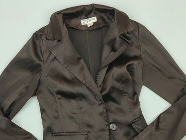 skórzane brązowa spódnice: Women's blazer S (EU 36), condition - Very good