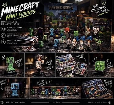 oyuncaq esqavatir: Minecraft Mini Figures – toplanan mini fiqurlar dəsti - Rəsmi — 1
