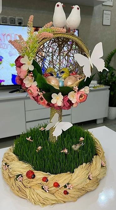 Novruz bayramı dekorları: Taxta novruz səpəsi üçün əsaslar – əl işidir Məhsul təsviri: - Novruz — 7