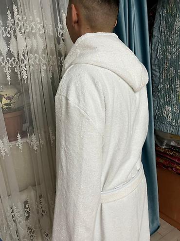 махровые: Мужской домашний костюм, XS, S, M, Новый, цвет - Белый, Самовывоз, Бесплатная доставка, Платная доставка — 10