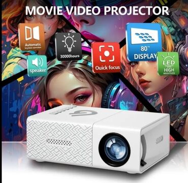 Proyektorlar: Yeni Portativ Proyektor Pulsuz çatdırılma