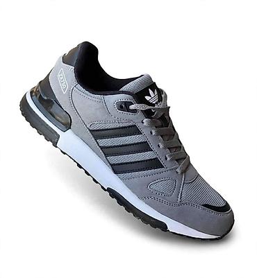 cofra 45: Adidas ZX 750 patika – siva/ crna - Klasičan ZX dizajn sa tri crne — 1