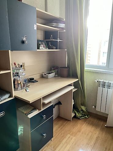 məktəb masası: Uşaq/yeni yetmə otağı üçün çoxfunksiyalı yazı masasının modullu dəsti — 1