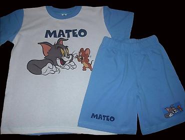 Kompleti: Deciji sorc i majca a moze da bude i kratka pidzama Vel 2-12 Cena 2200 — 10