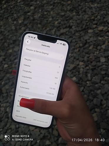 iphone x azerbaycan: IPhone 14, 128 GB, Deep Purple, Zəmanət, Simsiz şarj, Face ID — 4