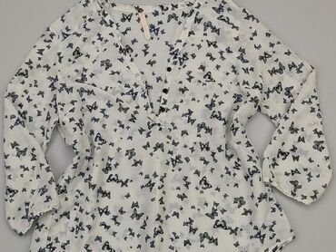 luźne bluzki damskie z długim rękawem: Shirt, Bershka, S (EU 36), condition - Good
