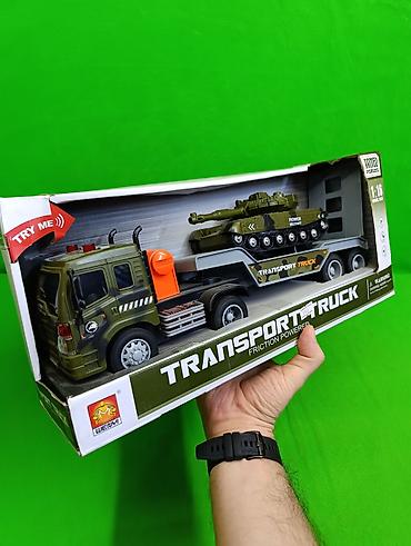 танк: Автовоз с танком игрушка музыкальная🚛 Комплектация товара: автовоз — 6