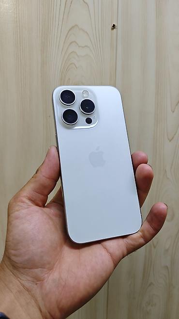 буу принтер: IPhone 15 Pro, Колдонулган, 256 ГБ, Күмүш, Куту, Бөлүп төлөө менен, 84 % — 1