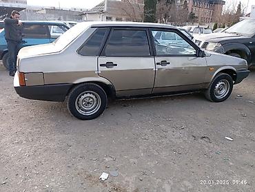 VAZ (LADA): Lada 21099 (Samara) sedan - Kuzov: 4 qapılı sedan, metalik boz rəng — 1