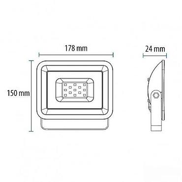 Baštenska rasveta: LED REFLEKTOR 30W RAČUN, GARANCIJA | *LED reflektor 10W: 450 — 4