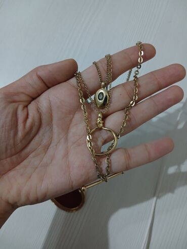 Bijuteriya dəstləri: 3 lü sep ipekyol uzun rəngli daşlı sep ipekyol channel dəst (rəngi — 2