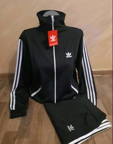 djak trenerke zenske: Adidas, 3XL (EU 46), Single-colored, color - Black