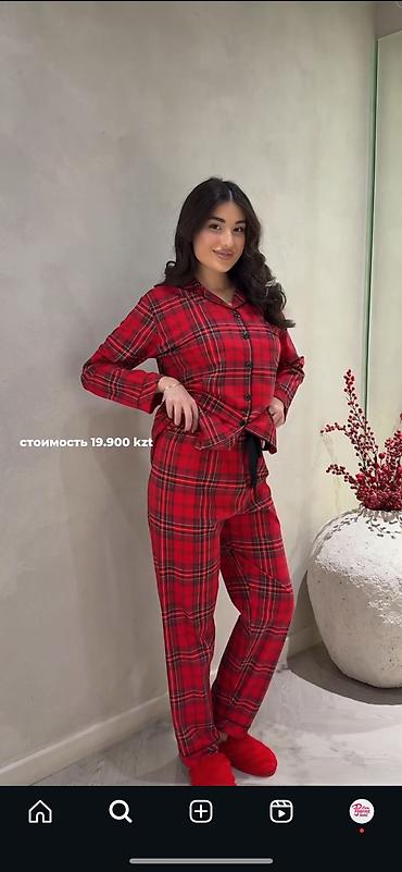 куртки поло: Получили пижамы красные в клетку Family look ✨ •детские с 6 до 13 лет — 6