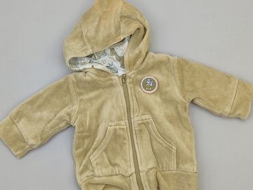 czerwony sweterek rozpinany dla dziewczynki: Sweatshirt, H&M, Newborn baby, condition - Good