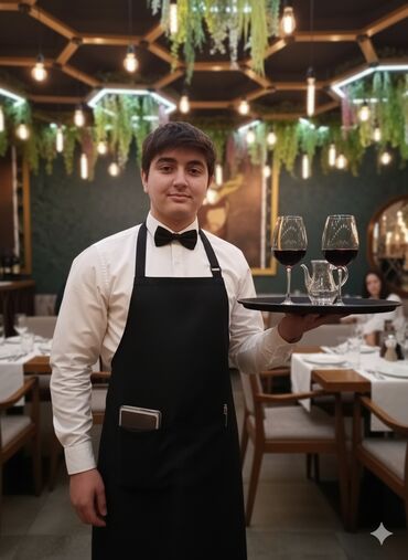 Tikinti ixtisasları: Ofisiant, Kişi, 17 il, 1-2 illik təcrübə