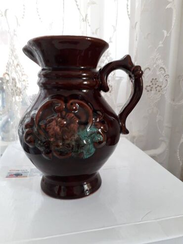 чайник советских времен: Чайник керамический 3 литра - 800 сом. Шикарный кувшин ёмкостью 1,5