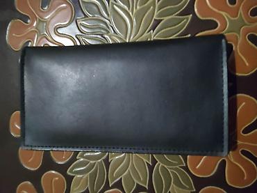 Portmone, pulqabıları: Qara rəngli uzun pul kisəsi - Material: hamar səthli süni/deri tipli — 3