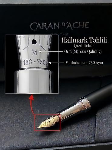 bernhard h mayir: CARAN d’ACHE Genève – Premium Lüks Dolma Qələm - İsveçrə istehsalı - — 2