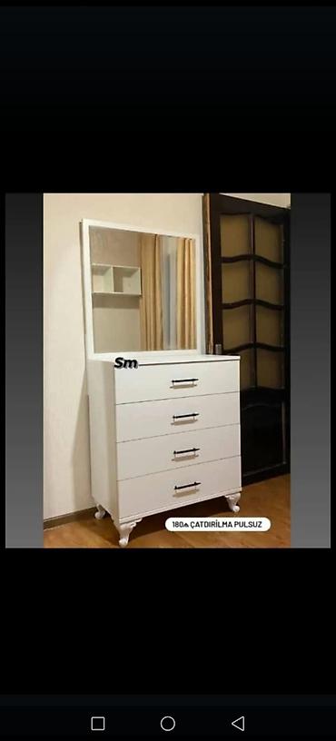 guzgu samdan: Güzgülü komod/drezuar - Model: üst hissəsi böyük güzgülü, alt hissəsi — 1