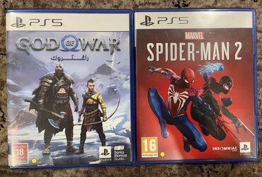отдам не дорого: Продаю игры для PlayStation 5: Spider Man 2 - 2200 сом God of War