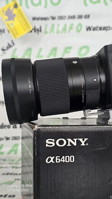 iphone 14 pro max adapter qiymeti: Sony Alpha a6400 üzərində Sigma 30mm f/1.4 lə. (2 batareka adaptr) — 4