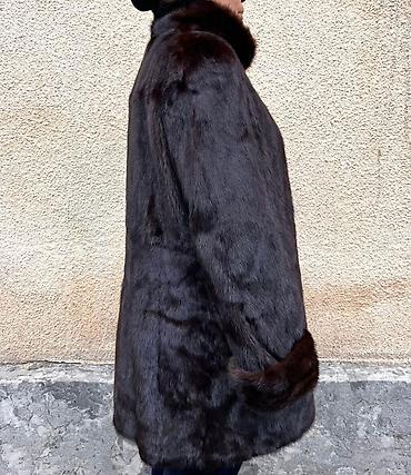 7 1: Шуба, Норка, Длинная модель, Китай, 5XL — 2