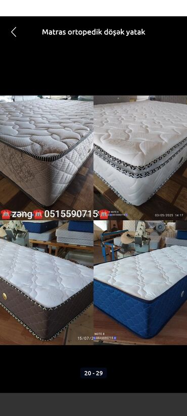 Matraslar: Yeni, Ortopedik matras, İki nəfərlik — 7