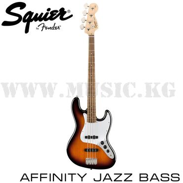 гитара 34: Бас-гитара Squier Affinity Affinity Series™ Jazz Bass, Maple