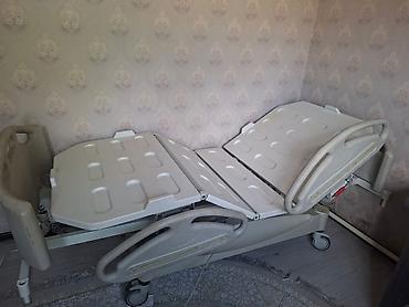 кормления: Электроприводная электрическая медицинская кровать с пультовым — 6